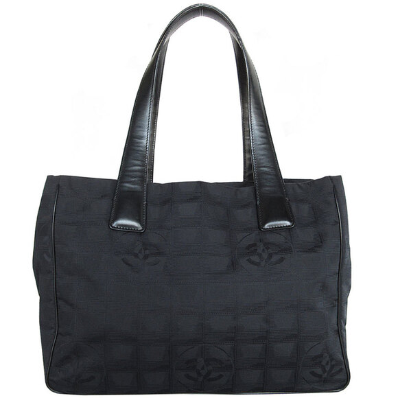 CHANEL Black Leather Tote Bag - Picture 1 of 5